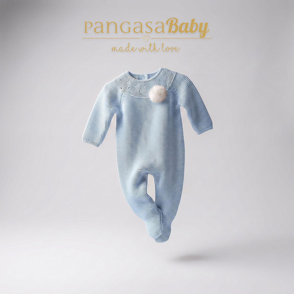 PELELE LARGO MOCETA CELESTE BEBE