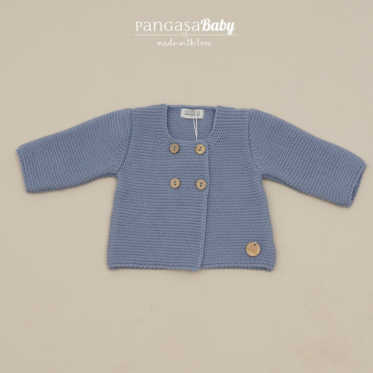 CHAQUETA CRUZADA 4 BOTONES BRUMA