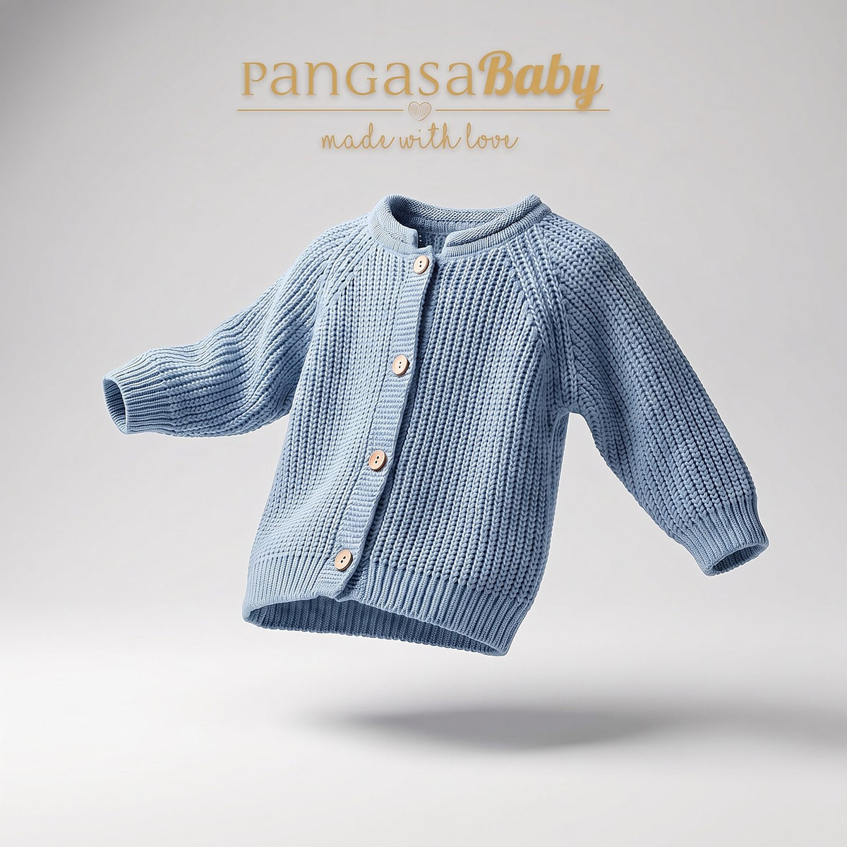 CHAQUETA P.PERLADO CELESTE EMPOLVADO