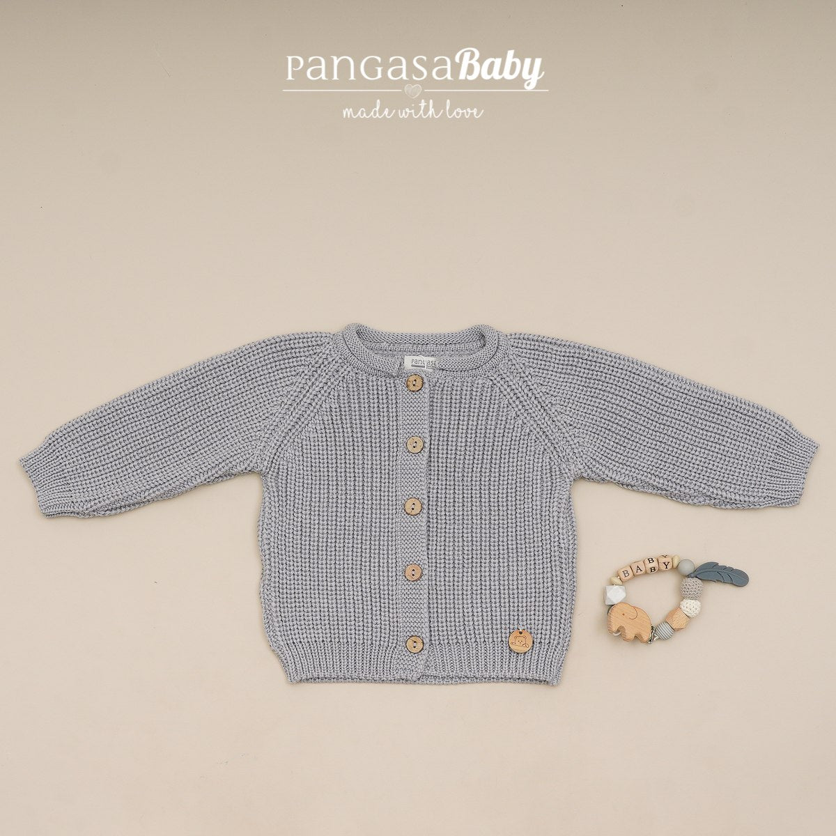CHAQUETA P.PERLADO GRIS