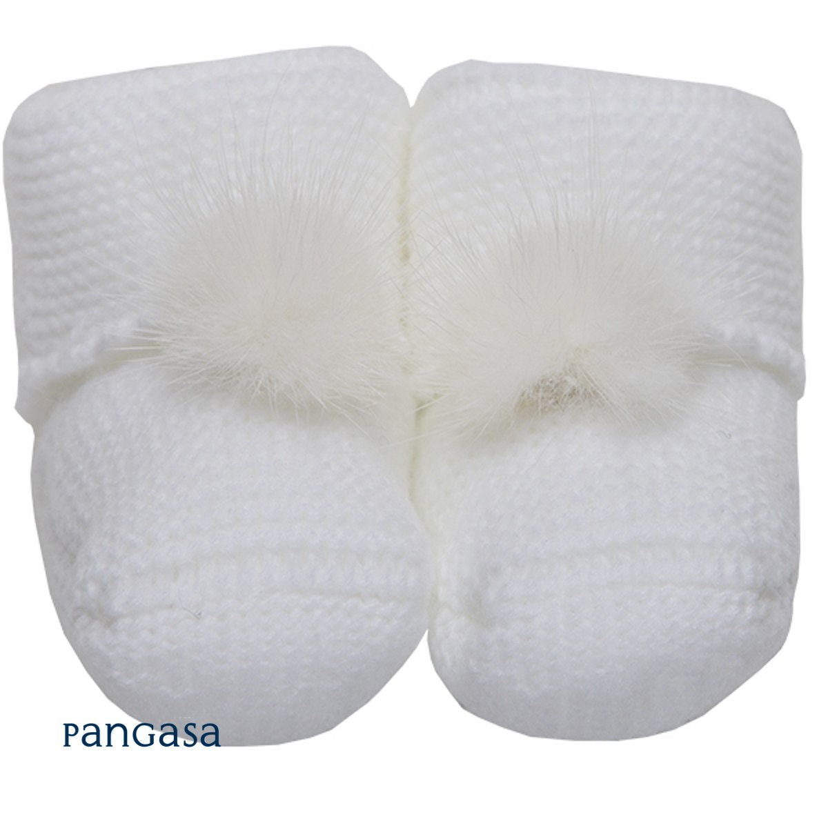 BOTITAS POMPON BLANCO
