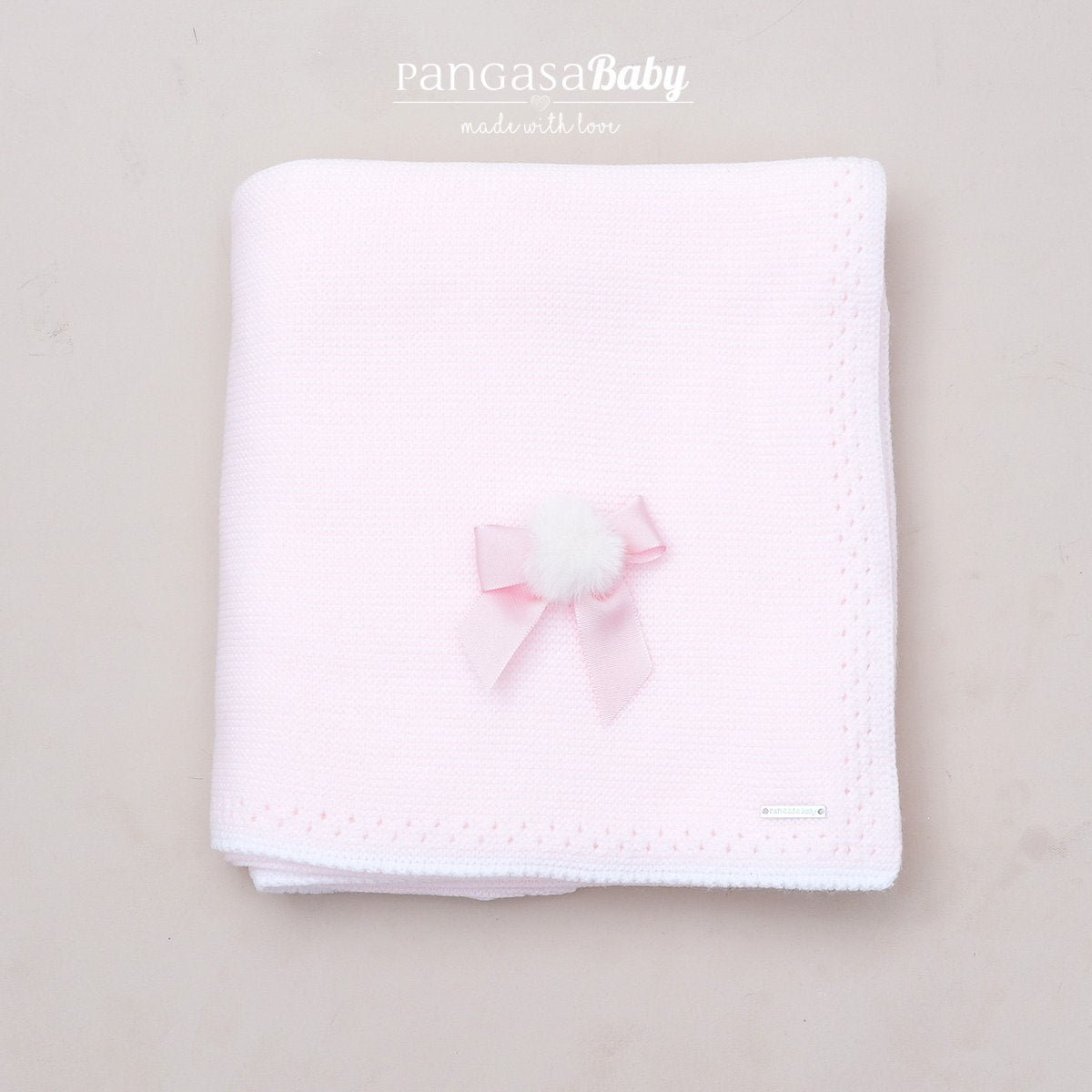 CHAL POMPON ROSA BEBE