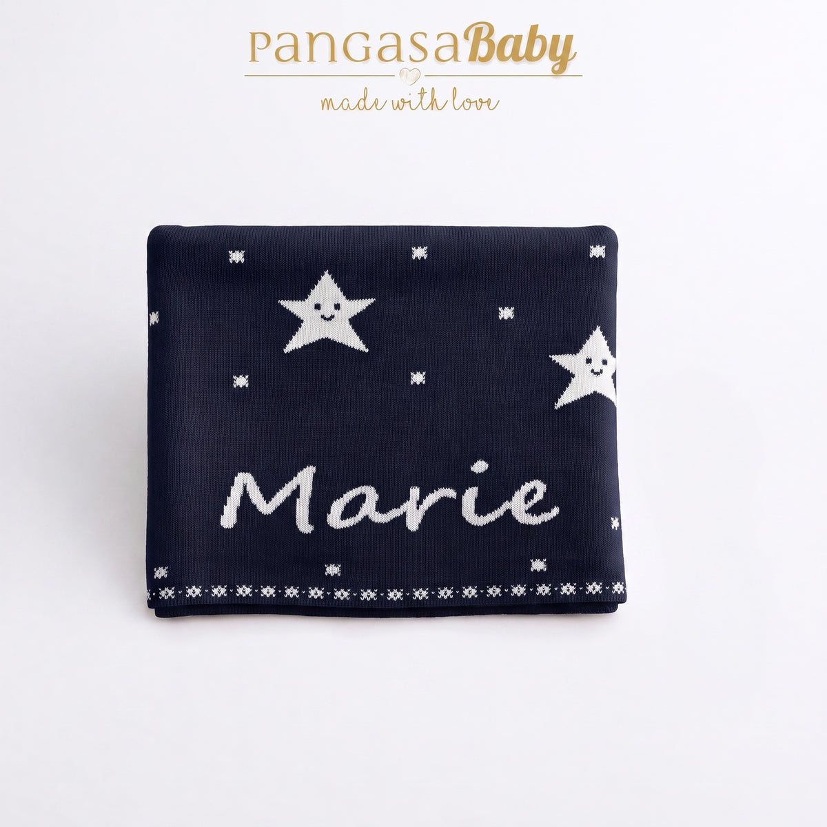 CHAL PERSONALIZADO ESTRELLAS MARINO