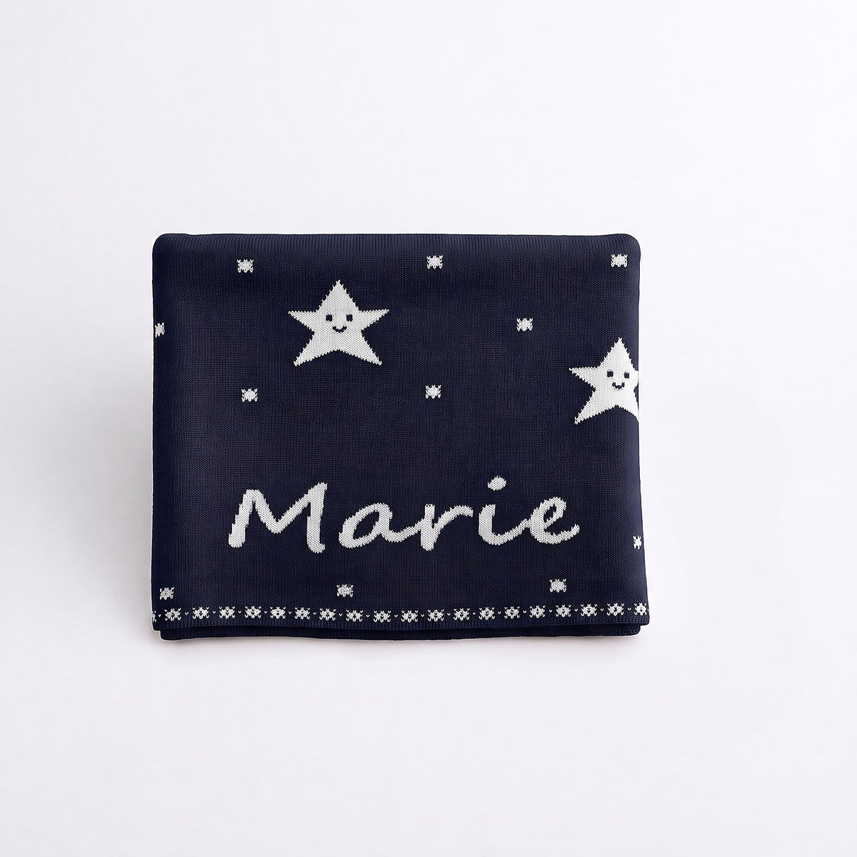 CHAL PERSONALIZADO ESTRELLAS MARINO
