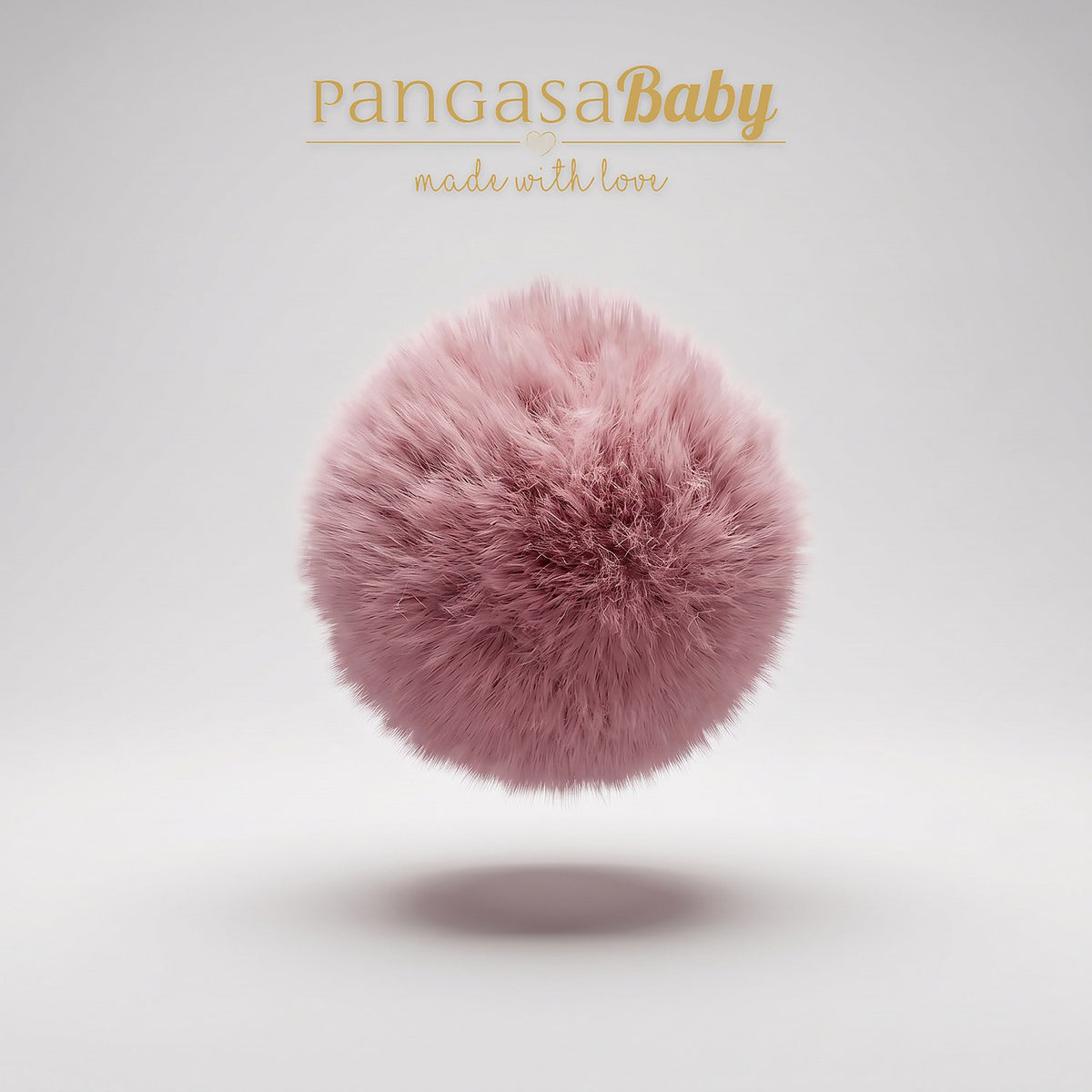 POMPON SINTETICO ROSA VINTAGE