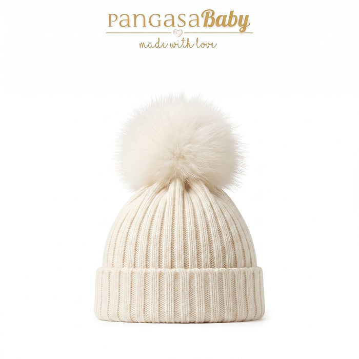 HAT RIB-ADD POMPON