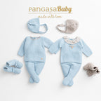 P.PUESTA SAND + GORRO CELESTE EMPOLVADO