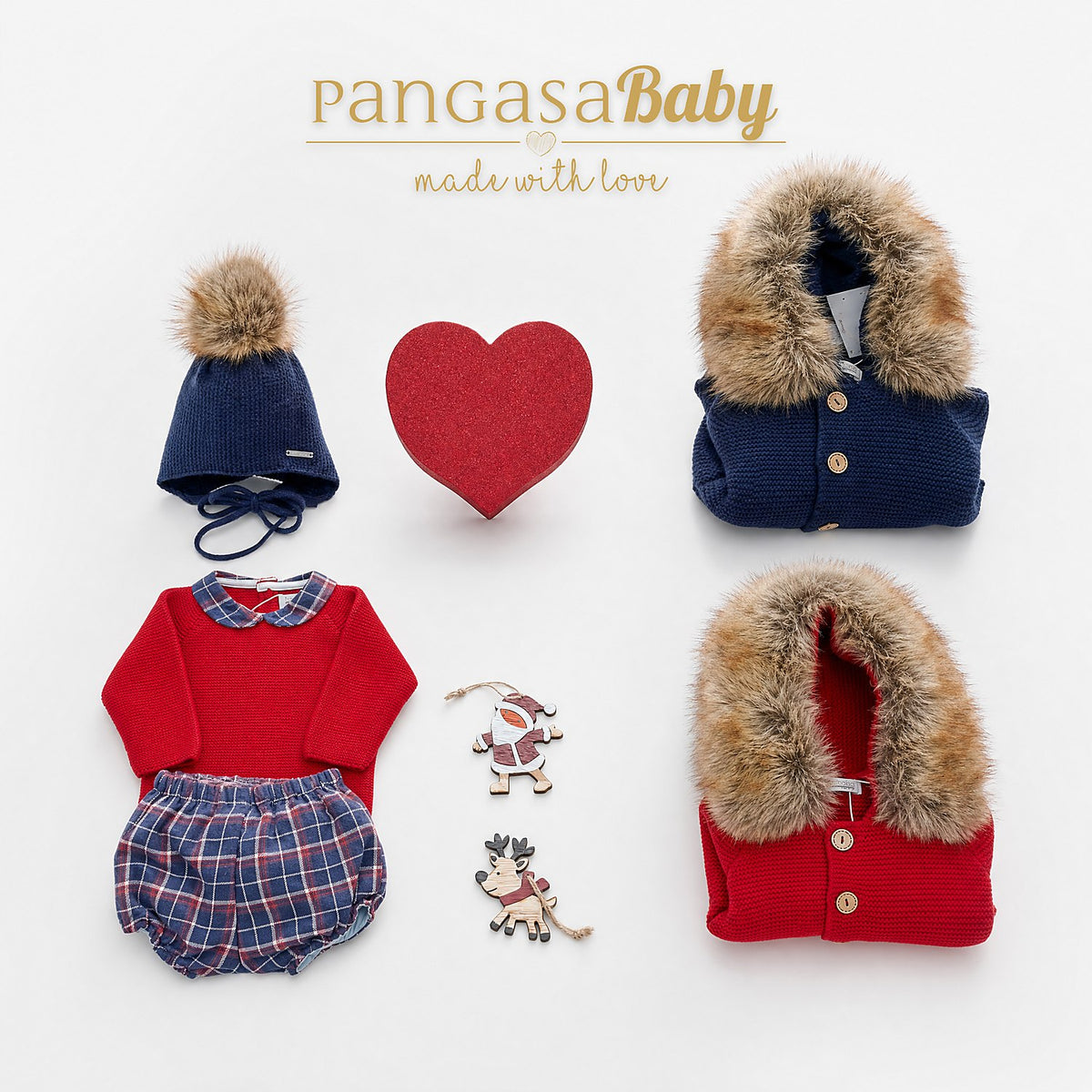 TRAJE 2P CHRISTMAS ROJO