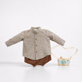 TRAJE 2P CAMISA CUELLO MAO VICHY MINT