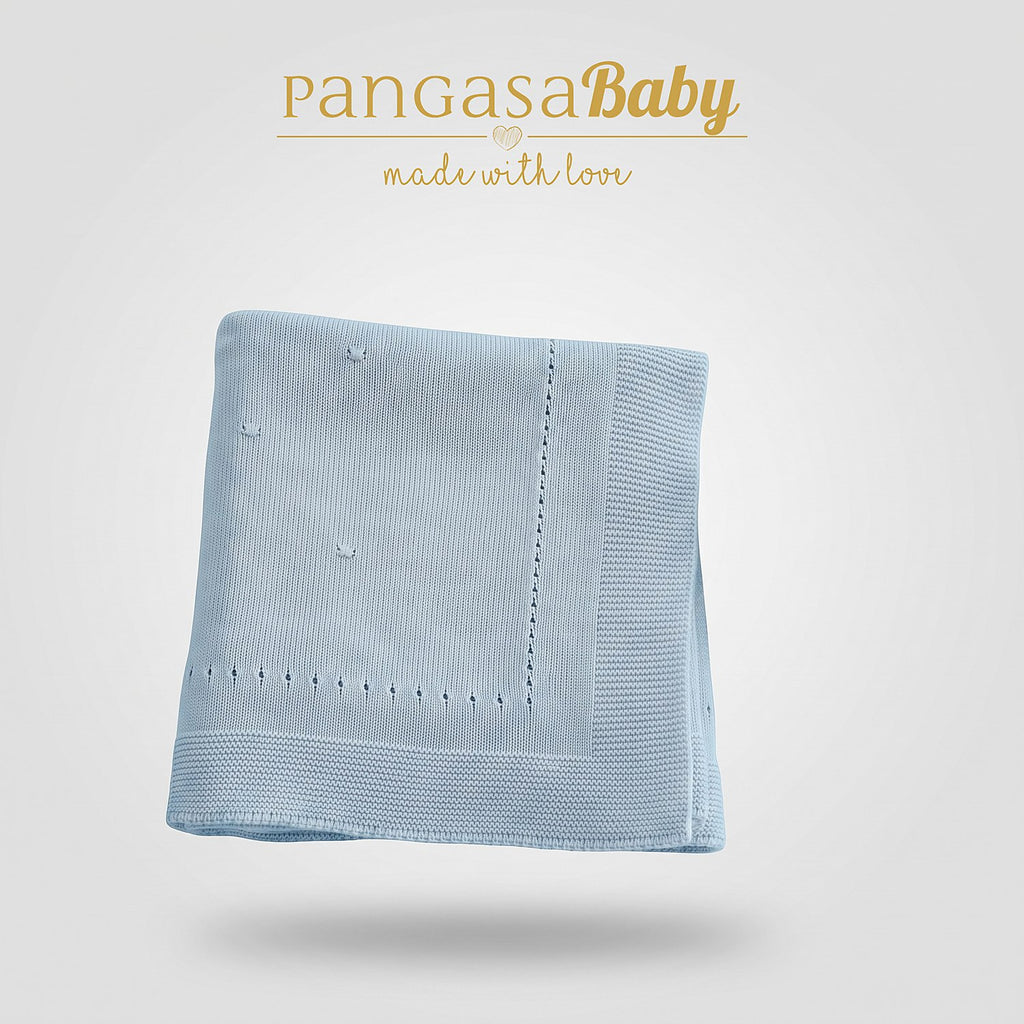 MANTITA BODOQUES BASIC CELESTE EMPOLVADO