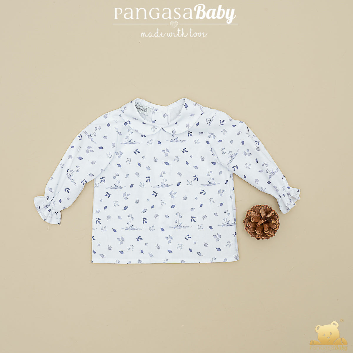 BLUSA HOJAS C. BEBE BASIC