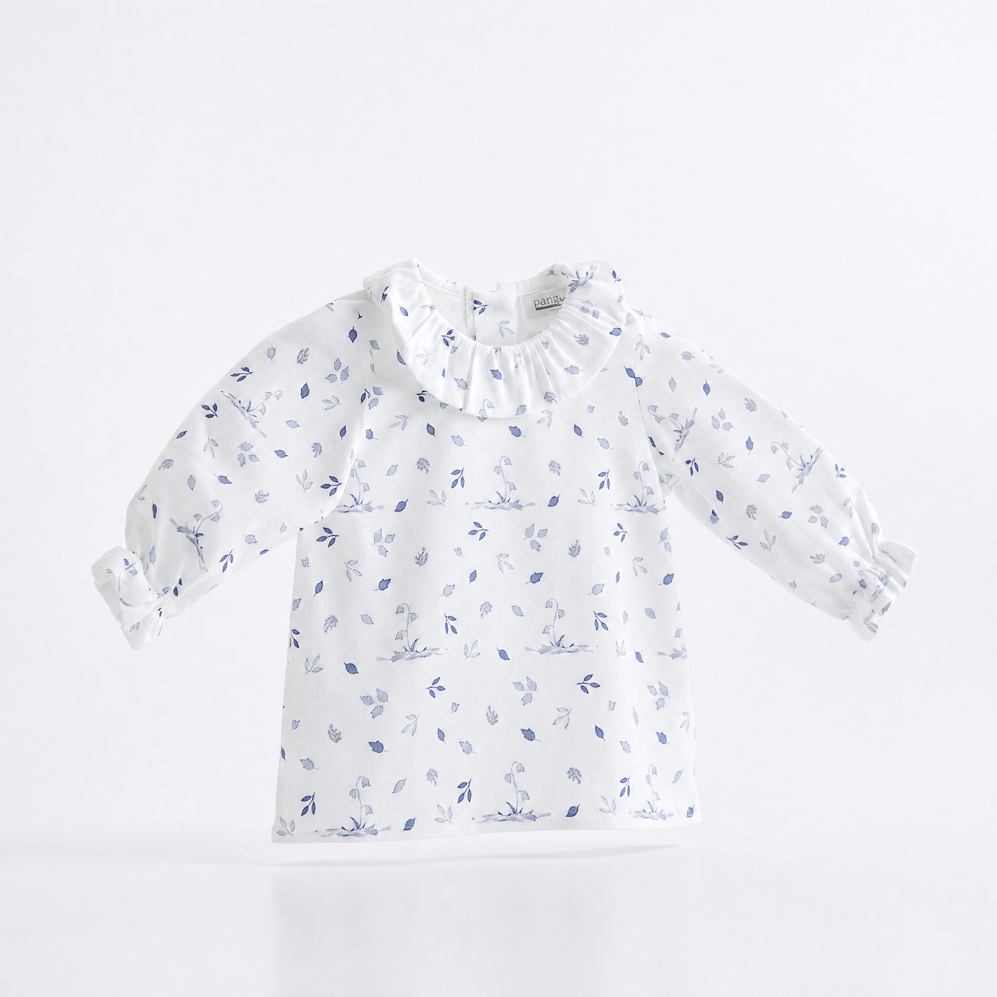 BLUSA HOJAS C.VOLANTE BASIC - BRUMA