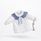 BLUSA HOJAS C.VOLANTE BASIC - BRUMA