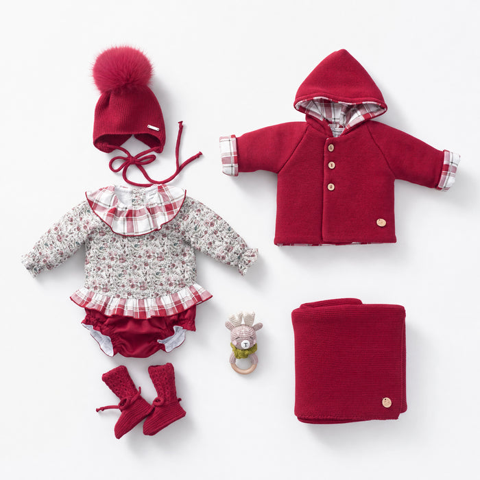 CONJ. BRAGUITA PANA Y BLUSA CHERRY