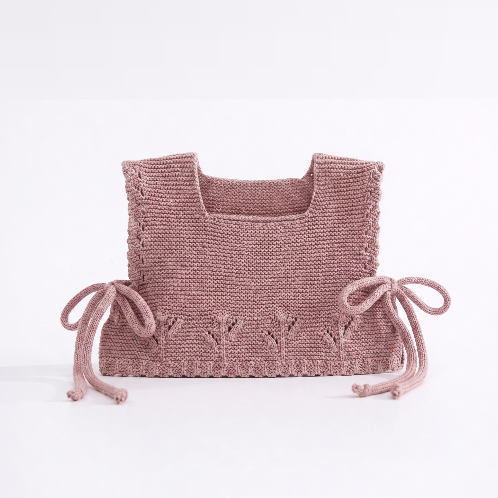 CHALECO PUNTO ROSA VINTAGE