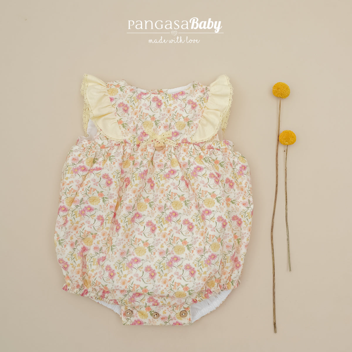 ROMPER FLOWERS PETALS