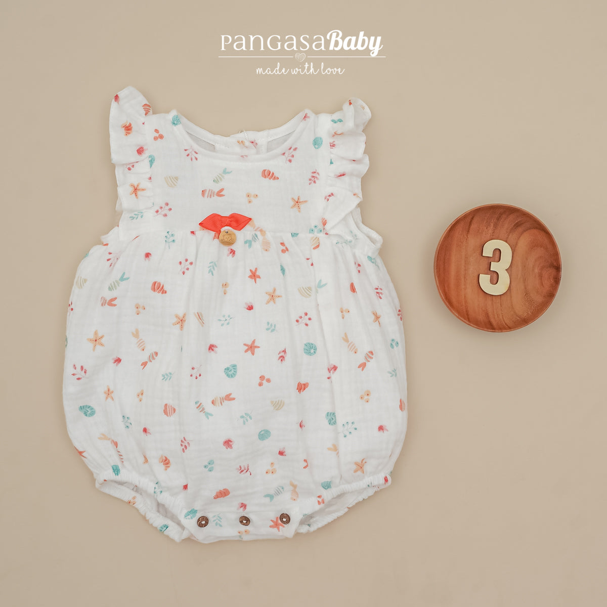 Sea Fish Onesie, All Fabric