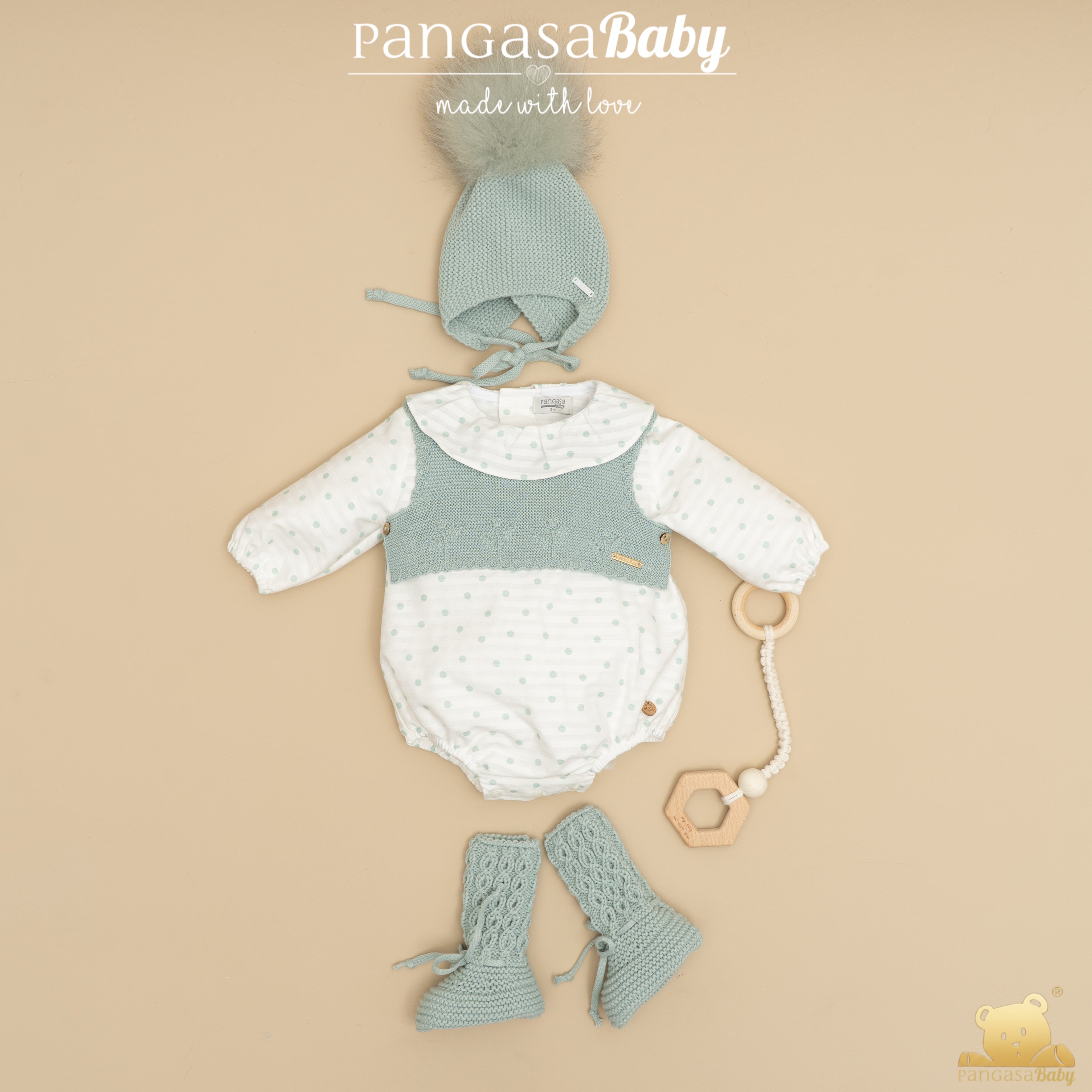 PELELE TOPITOS MINT sin chaleco