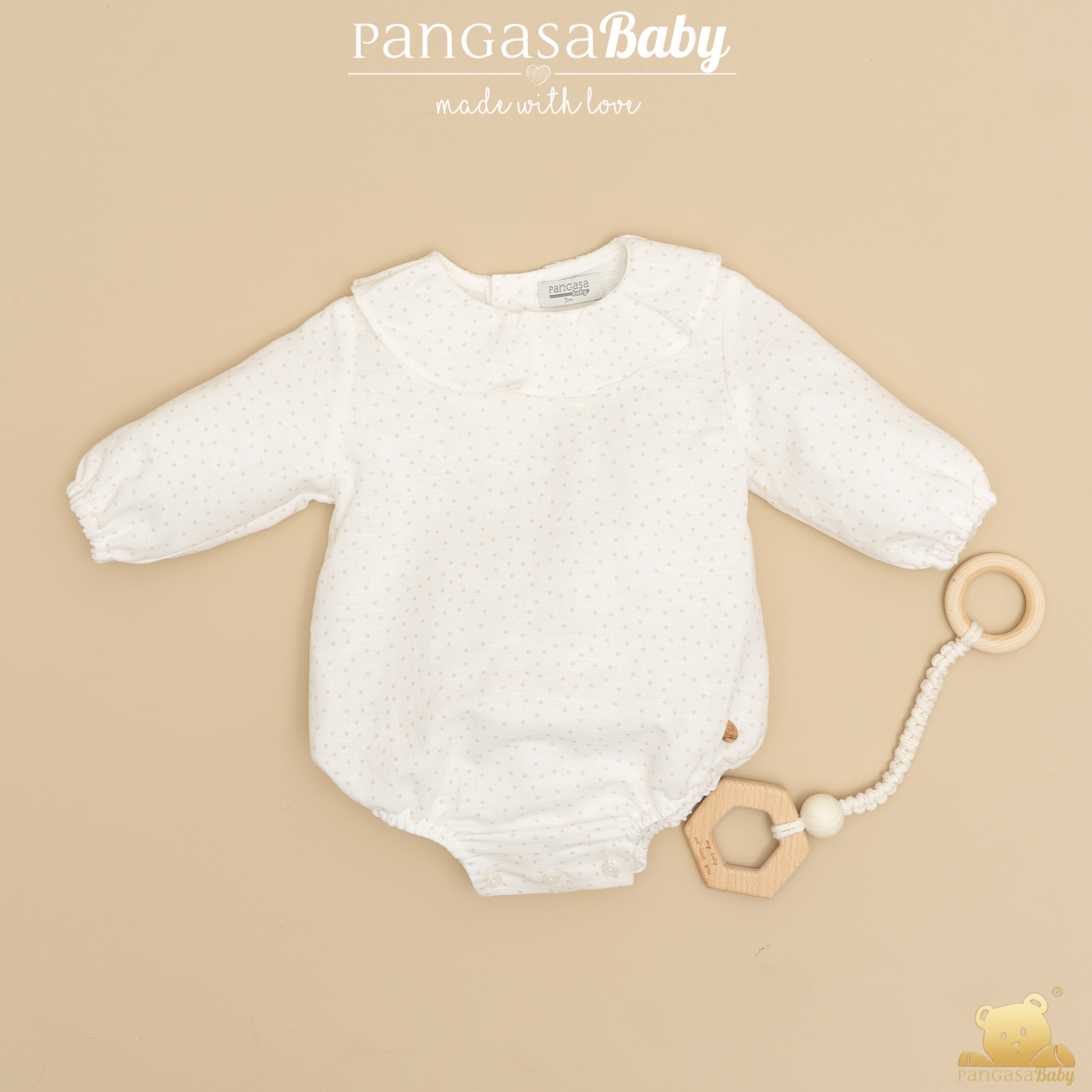 PELELE TOPITOS CAMEL sin chaleco