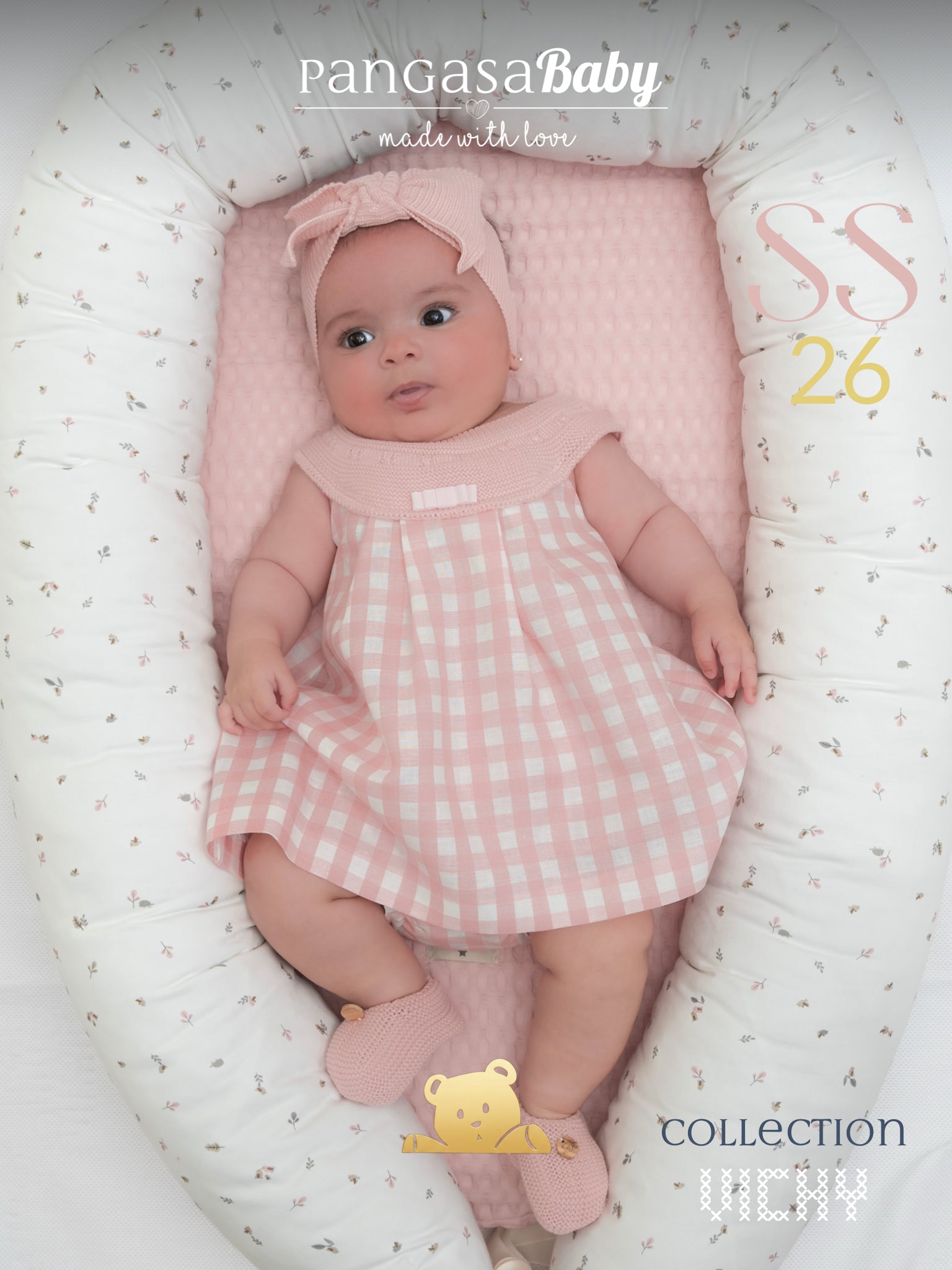 GINGHAM MOCETA DRESS