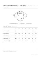 Tabla de medidas del pelele (tallas 1M-24M, en cm) — Pangasa Baby