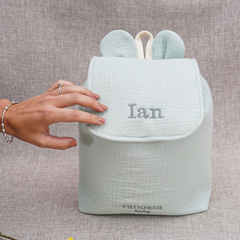 CUSTOM GREEN BACKPACK